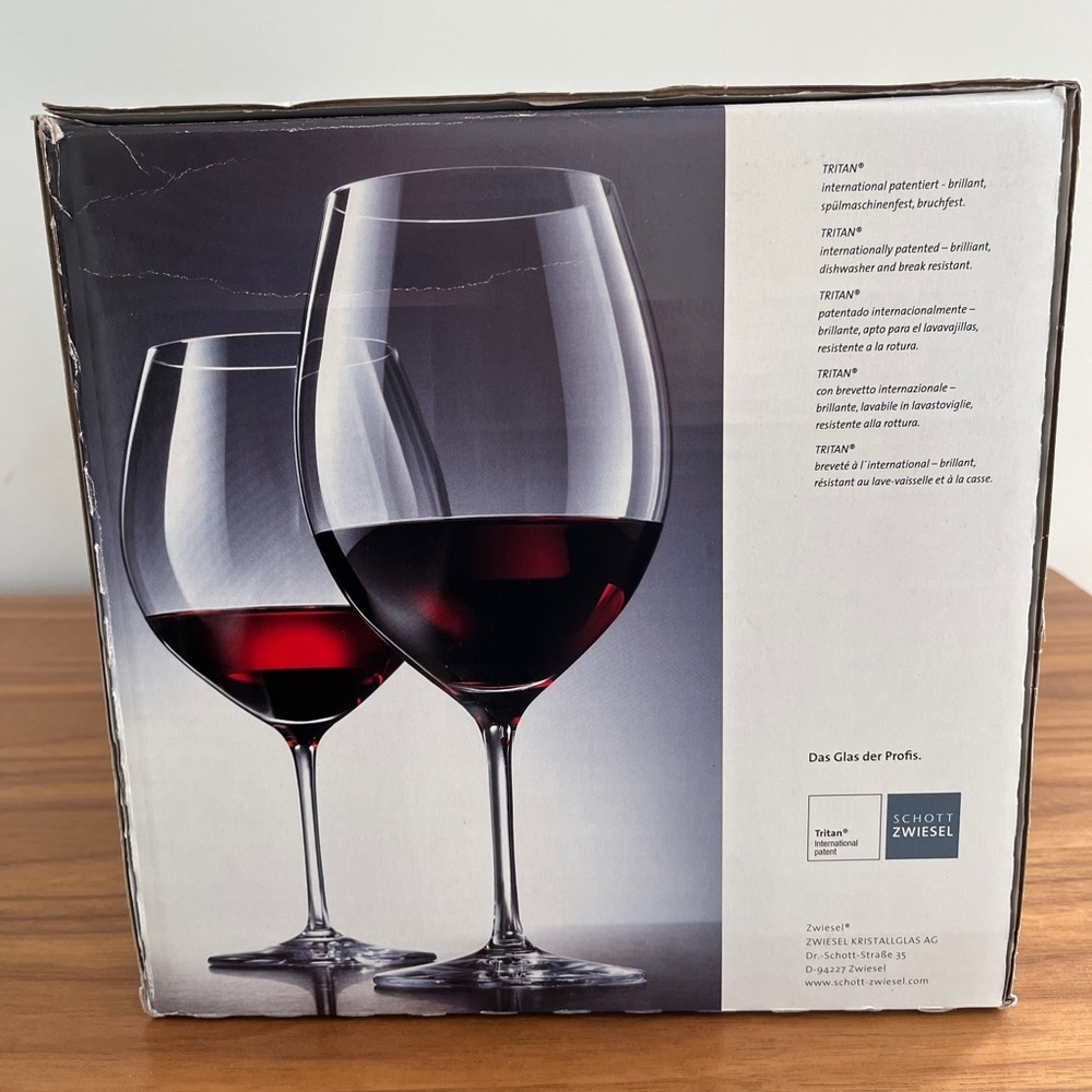 SCHOTT ZWIESEL Set of 6 Bordeaux Wine Glasses Cru Classic Tritan Dinner Party - Picture 7 of 14